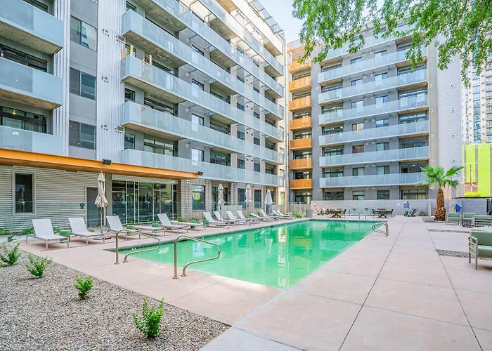 Calm 2bd - Dt - Gym, Pool, Parking - Sleep 8 Apartamento Phoenix